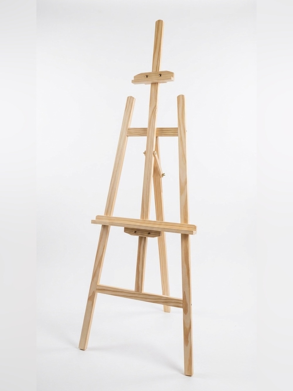 63" Wooden Floor Easel Stand for Wedding & Welcome Signs, Adjustable
